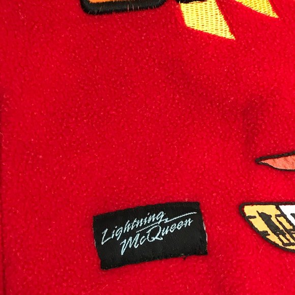 Disney Pixar Cars racing helmet shaped hat \ cap fleece one size 19" round - Picture 3 of 6